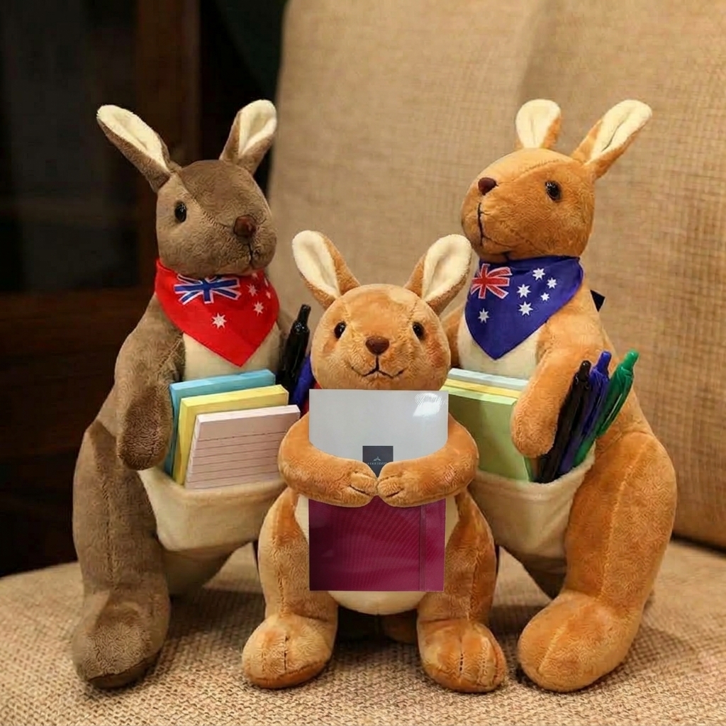 KangaPouch Desk Pal Plush Organizer — product view
