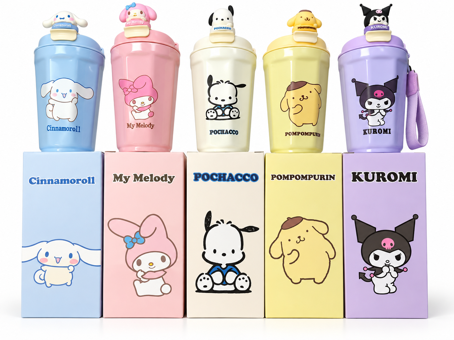 Sanrio Character Charm Tumbler Set